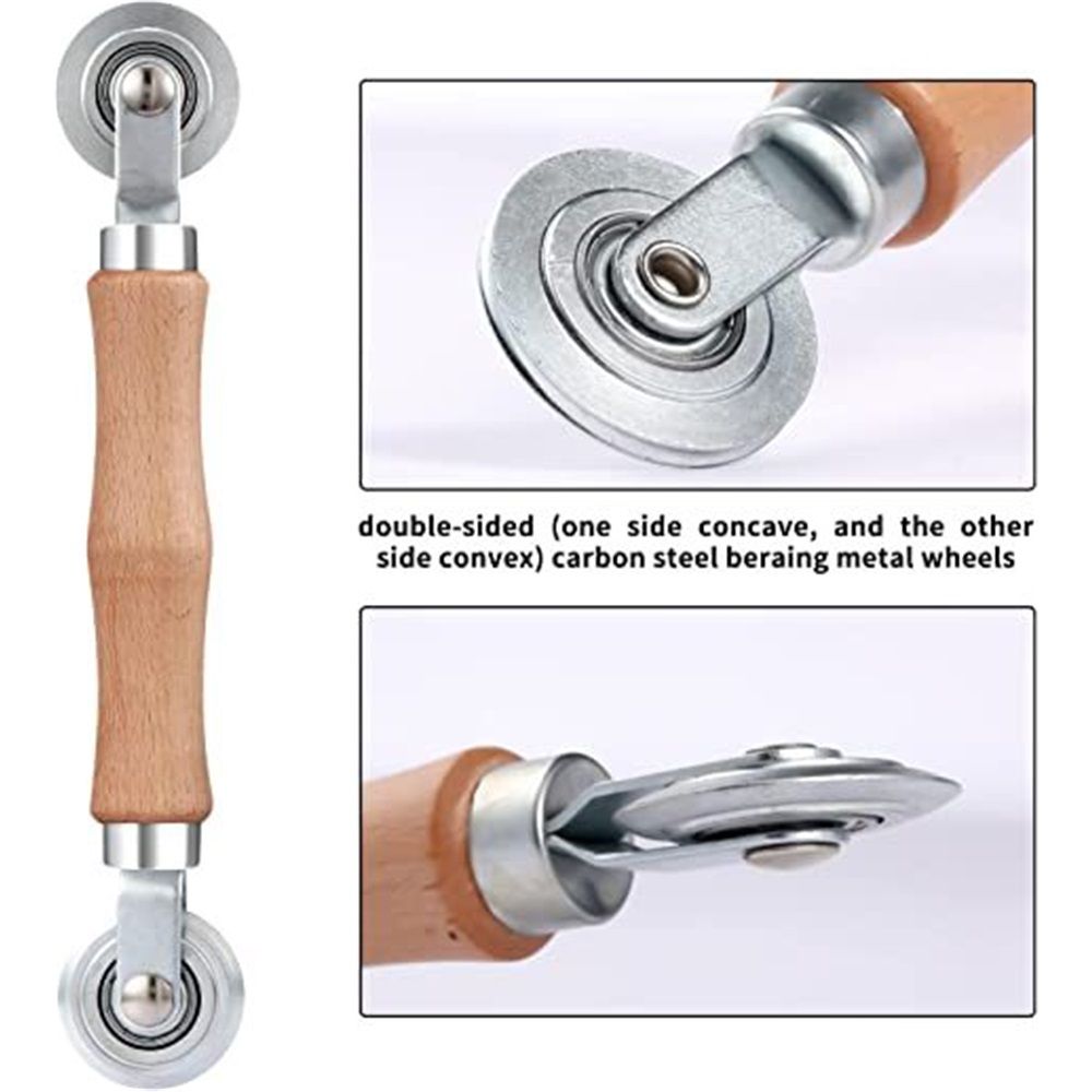 2 Set Screen Roller Spline Tool with Bearing Window Mesh Repair Install