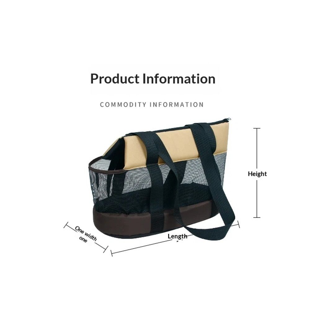 Dog Purse Carrier for Small Dogs, Cats - Dog Carrier Purse with Secure Harness Clip, Dog Tote Bag Carrier, Large Space, Breathable Design(S)