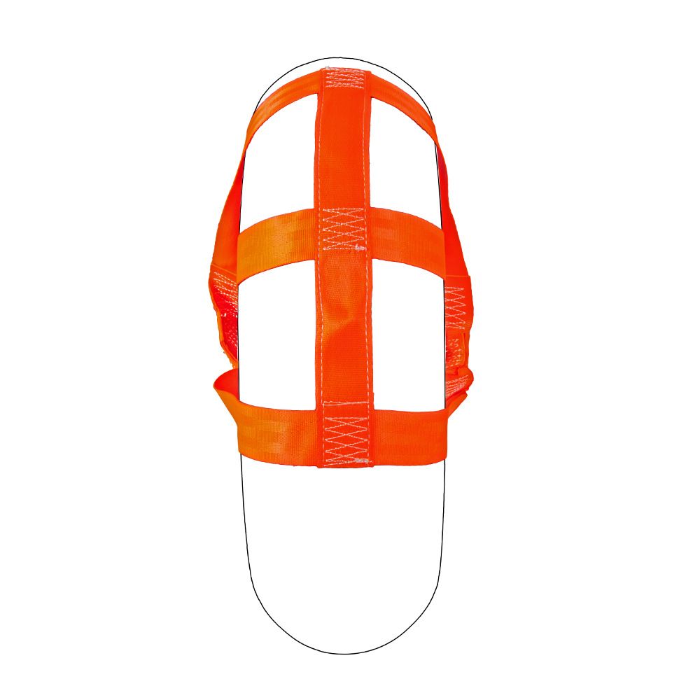 Universal Motorcycle Rear Wheel Tie down Strap in Orange, for Trailer Super Heavy Duty Strong Motorcycle