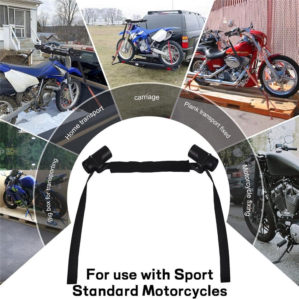 Handlebars Straps for 32" Handlebars, Compatible with Black Bar-Harness Easily Adjustable to Maintain Vehicle Stability and Safety During Transportation