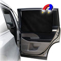 2 pack Car Side Window Sun Shade - Universal Reversible Magnetic Curtain for Baby and Kids with Sun Protection Block Damage from Direct Bright Sunlight, and Heat