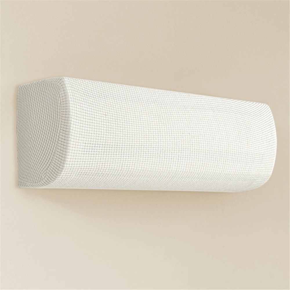 Air Conditioner Cover 75-96cm Elastic Cloth Dustproof for Wall-Mounted Units Split Indoor AC Covers, beige