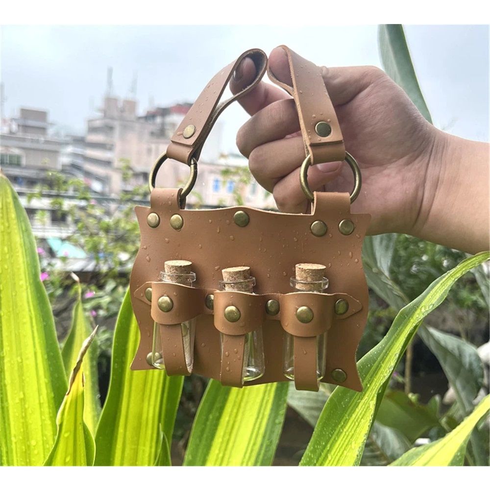 Cork Potion Bottle Cosplay Accessories Belt Loop Medieval Renaissance Witch Props Magic Vial Stempunk Cosplay Costume Sets