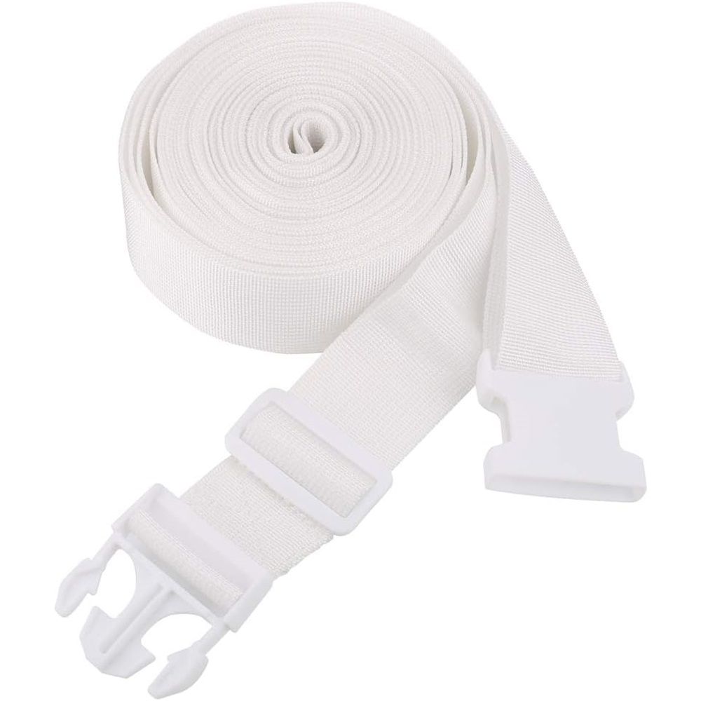 33-Foot Long Twin Bed Connector, 2 Inch Wider Twin Bed Connector Strap, Mattress Splicer, Adjustable Heavy Duty Buckle, Extra Wide Rugged and Durable Without Warping Harmless to Mattress