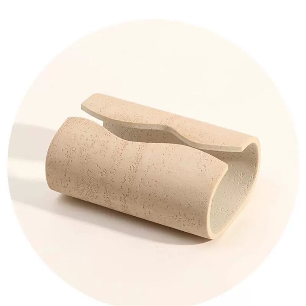 Tissue Box Cover Rectangle, Luxurious Facial Tissue Box Rectangular, Home Decor Look Paper Holder Dispenser for Living Room Hotel Office Restaurant Cafe (Excluding paper)