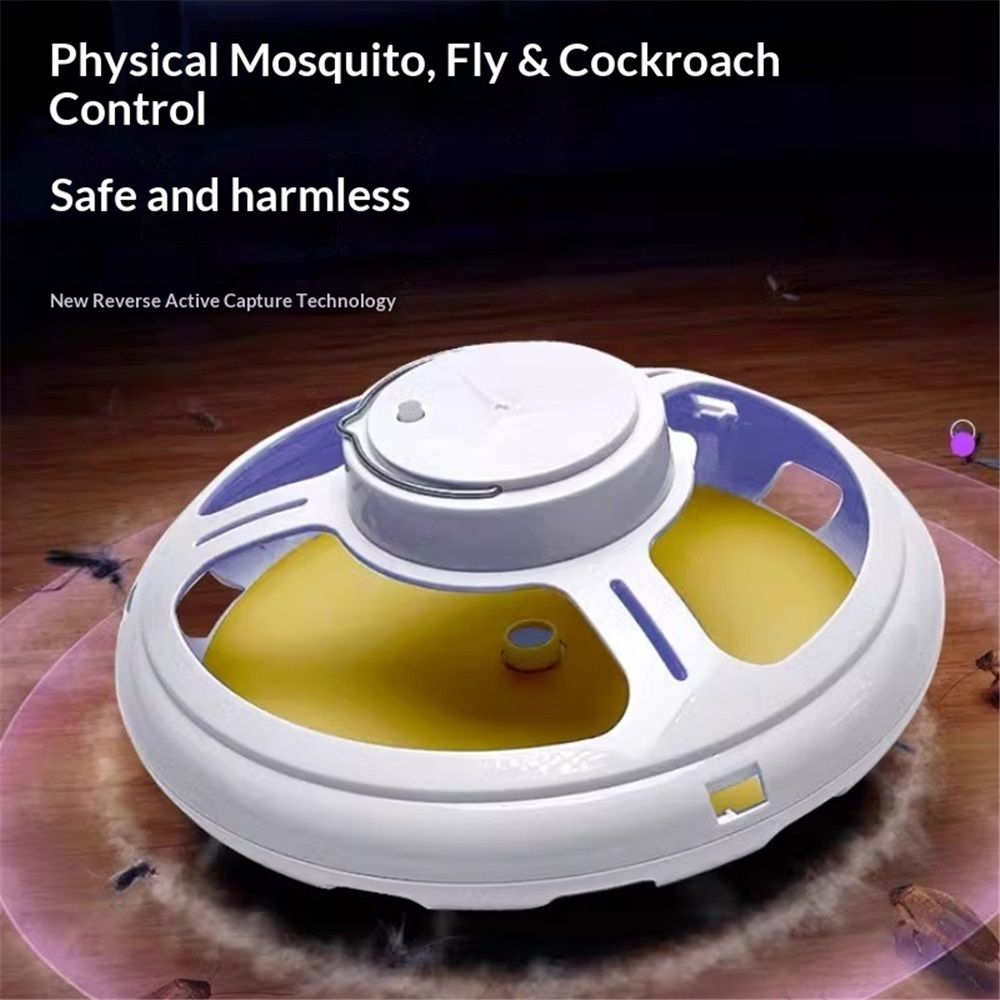 Flea Traps for Inside Your Home with USB Cable, Flea Light Traps for Home, Hanging Pest Control Device for Bugs Moths Gnats, Effective Indoor Outdoor