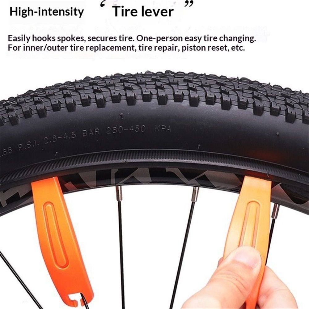 Bike Tire Levers 12-Pack,Ultra-Strong Nylon Tire Changing Tool for Repairing Bike Tubes,Compatible with Road,E-Bike,Gravel & Mountain Tires