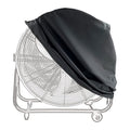 Industrial Fan Cover, 210D Oxford Heavy Duty Outdoor Fan Cover, Waterproof & Dustproof Cover Fits Up to 24" High-Velocity Movement Drum Fan All-weather Protection