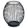Large iron Candle Holder - Outdoor Lanterns for Patio - Iron Candle Holder - Decorative Candle Holders for Pillar Candles - Table Candles Holders Decor - Iron Candle Stands - Candles Holder