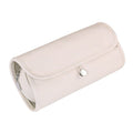 Ready Makeup Brush Organizer Bag - Multi Cosmetic Case, Makeup Brush Holder, Makeup Brush Case（milky apricot white,only bag）