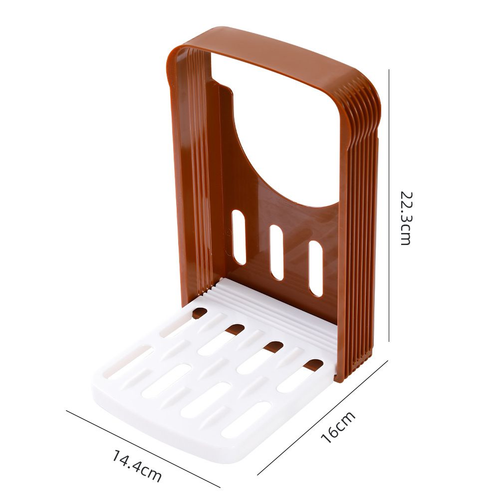 2 pack Bread Slicer for Homemade Bread Thickness Bread Cutting Guide Plastic Foldable Compact Sandwich Loaf Slicer