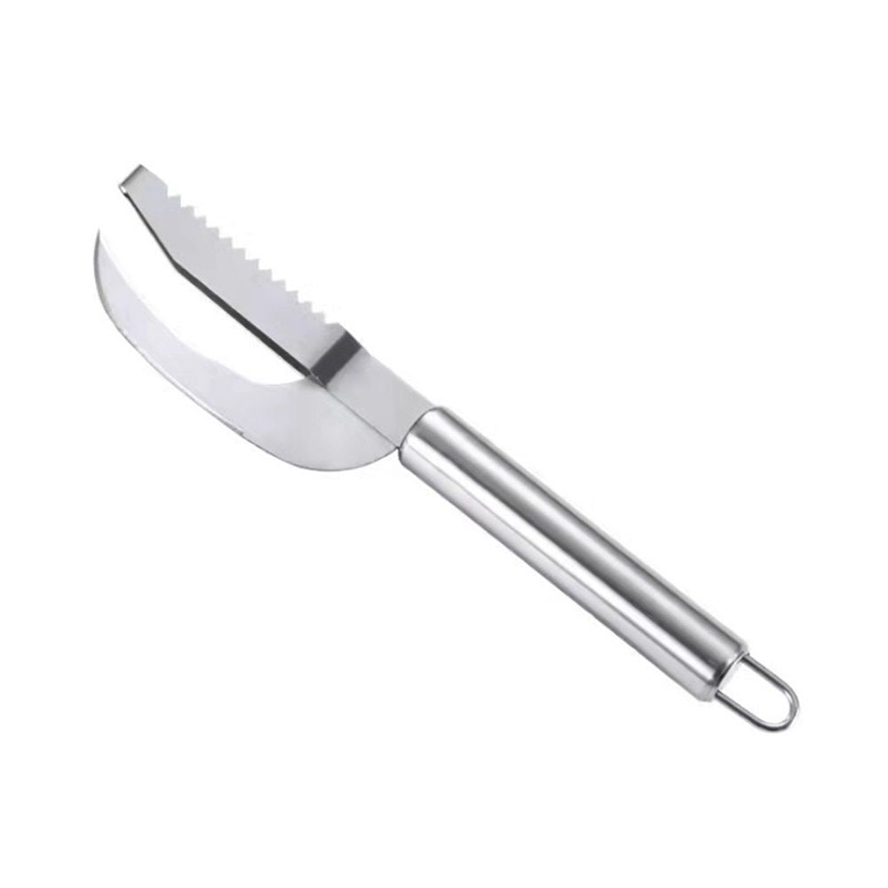 2 pack Stainless Steel Fish Maw Knife,3 In 1 Fish Maw Knife, Multifunction Fish Scale Knife fish scale remover Household Kitchen Fish Scale Tool