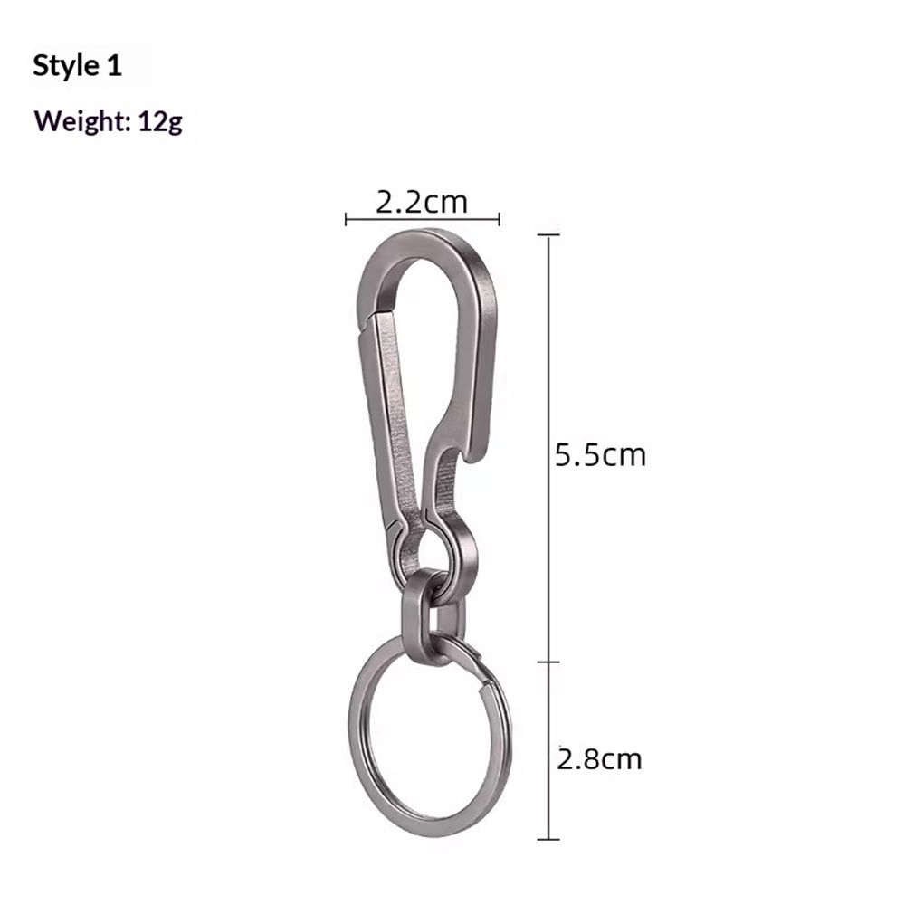 Quick Release Keychain, Pull Apart Key Chain Clip,Carabiner Keychain Clip for Outdoor, Carabiner for Keys Key Rings Heavy Duty