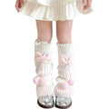 Long Leg Warmers for Women acrylic Cable Knit Thigh High Leg Warmers Loose Socks, for Dance Practice Yoga Sports