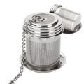 2 pack Tea Infusers for Loose Tea, Extra Fine Mesh Tea Strainers, Stainless Steel Loose Leaf Tea Steeper Tea Diffusers with Extended Chain Hook and Drip Tray