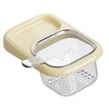 Milky white self-designed Sink Drain Basket, Detachable Kitchen Food Residue Filter Strainer Holder for Leftovers Tea Leaves Waste Water Draining Rack