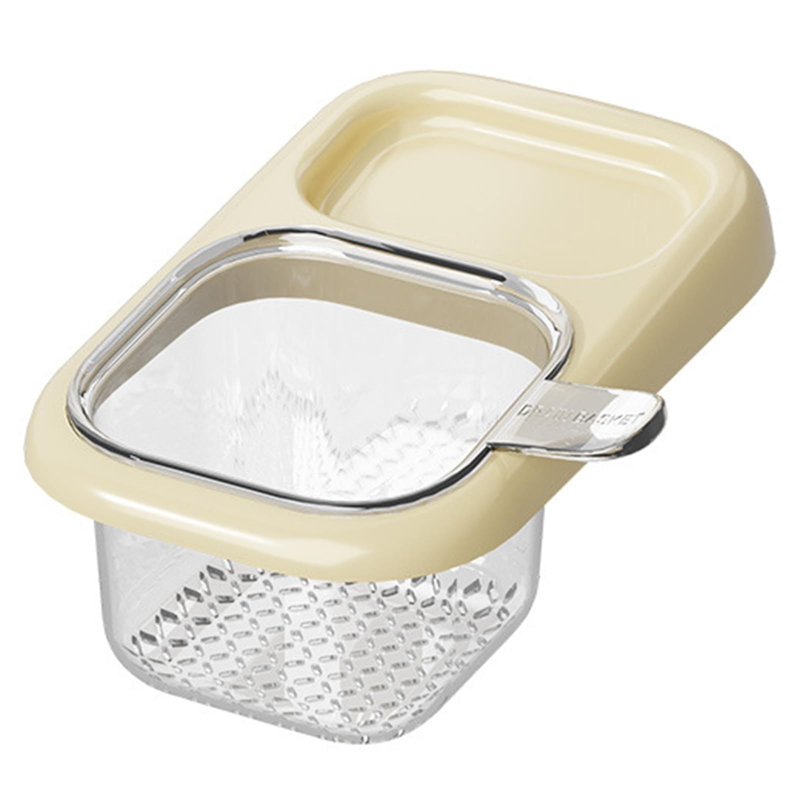 Milky white self-designed Sink Drain Basket, Detachable Kitchen Food Residue Filter Strainer Holder for Leftovers Tea Leaves Waste Water Draining Rack