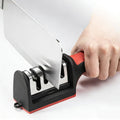 Four sections Handheld Diamond Knife Sharpener, Multifunctional Quick Sharpening Stone for Household Kitchen, Fast Blade Edge Restoration Tool