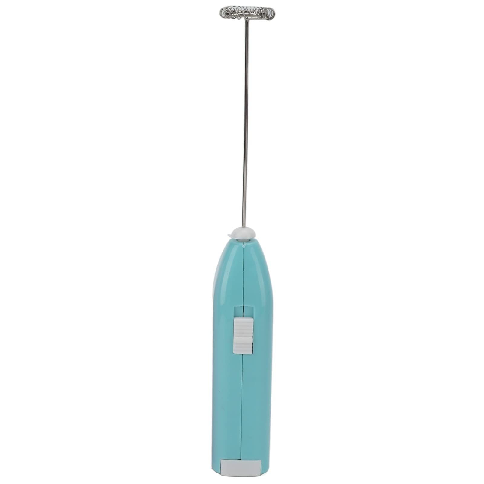 Green electric milk frother, handheld coffee stirrer, portable milk frother, suitable for lattes, cappuccinos, and home use as a whipping iron/whip.