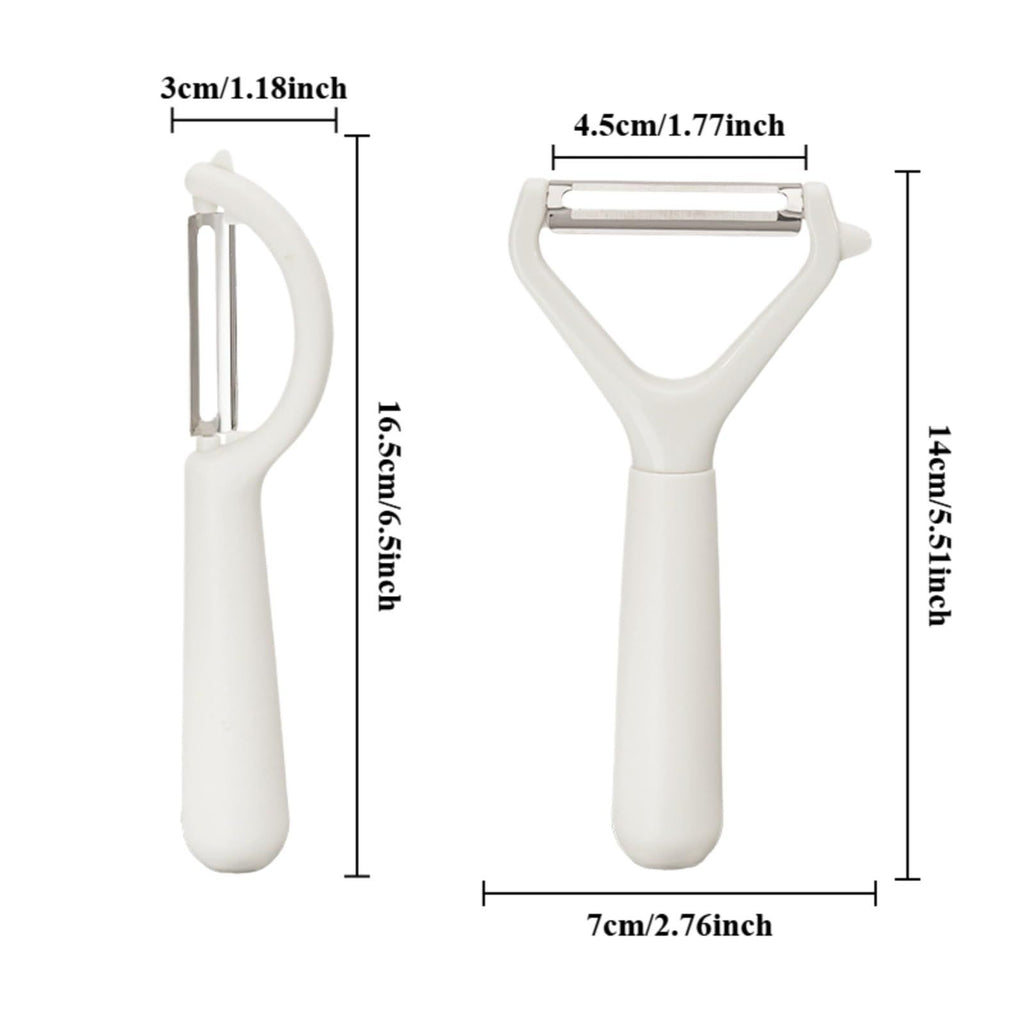 Swivel Vegetable Peeler – Kitchen Peeling Tool for Potatoes, Carrots, Apples & Cucumbers, Multi-Functional Fruit and Vegetable Peeler, 5.51"x2.76"x0.39" (Horizontal Inscription)