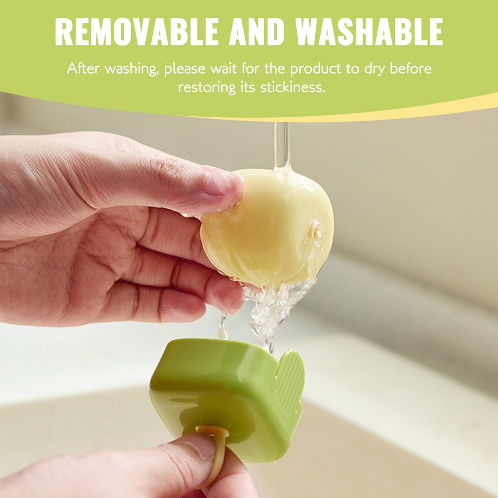 Matcha Green Portable Reusable Washable Lint Roller Strong Sticky Fluff Dust Hair Remover for Clothing & Fabric