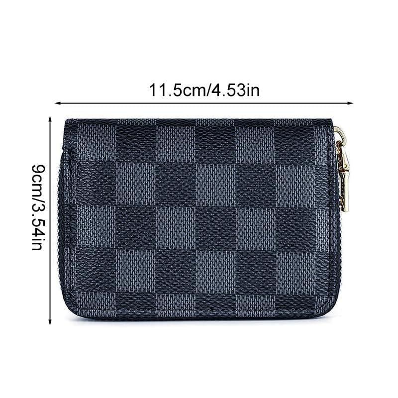 Blue Anti-Magnetic Card Wallet, Creative Multi-Slot Large Capacity Card Holder for Bank Cards, ID, Driver Licence & Business Cards