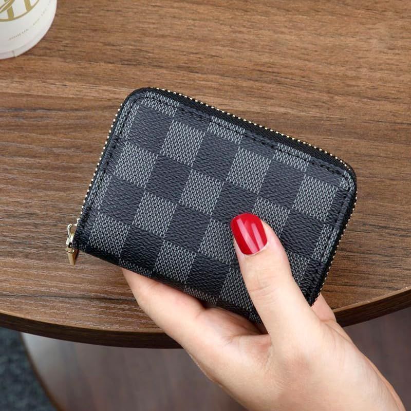 Blue Anti-Magnetic Card Wallet, Creative Multi-Slot Large Capacity Card Holder for Bank Cards, ID, Driver Licence & Business Cards