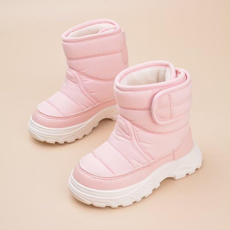 Toddler Boy Girl Anti Slip Warm Winter Boots Black AU7 Size for Outdoor Walking Snow Sport Trekking