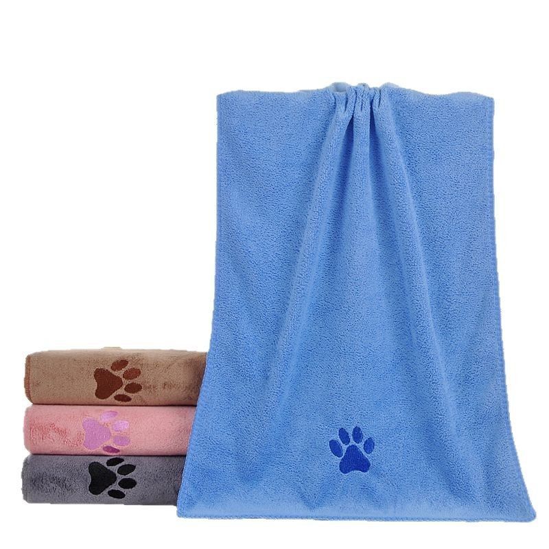 Blue Pet Towel 50x100cm 3Pcs