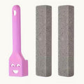 1 Purple Handle + 2 Pumice Stones