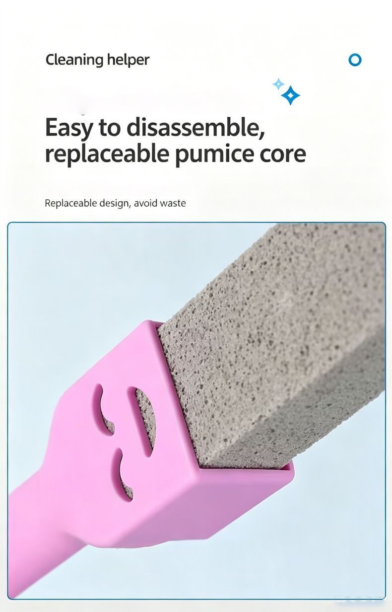 1 Purple Handle + 2 Pumice Stones