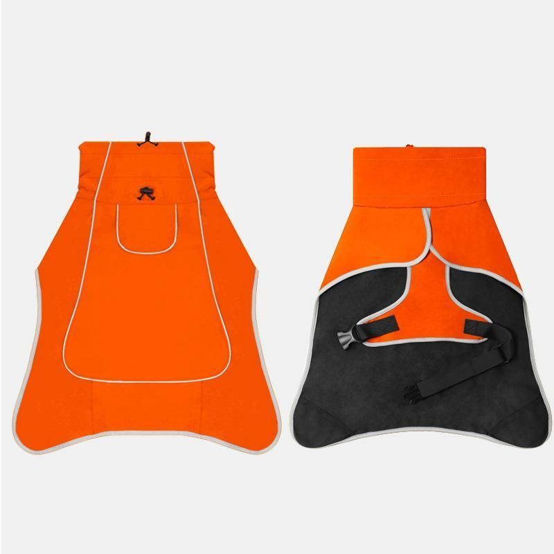 Dog Winter Fleece-Vibrant Orange M