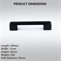 10 Pcs MC8838-96 Black