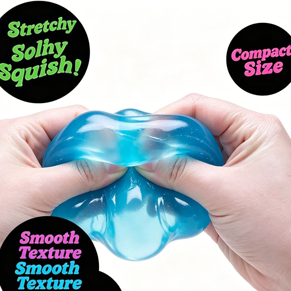 Soft Cube Squishy 5.6cm Stress Relief Fidget Toy (pink)