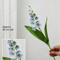 Artificial Blue Lily of The Valley, Calming Decor, 5 Pack