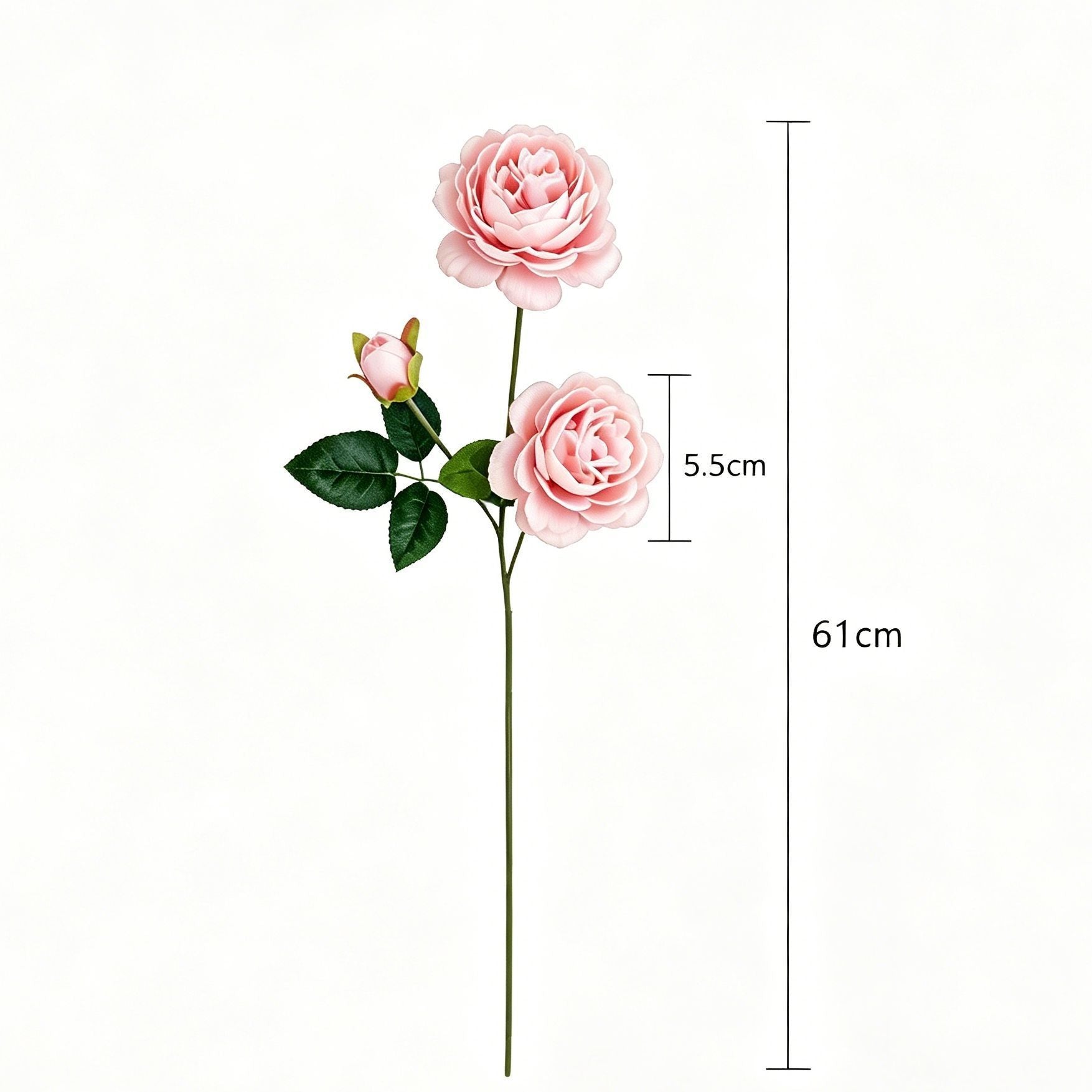 Artificial Pink French Peony, Sweet Decor, 2 Pack