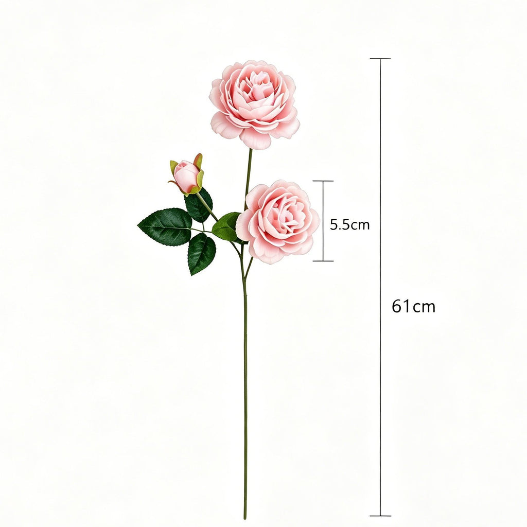 Artificial Pink French Peony, Sweet Decor, 5 Pack
