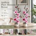 Calming Silk Wintersweet Jar Bonsai Pink 2 Pack
