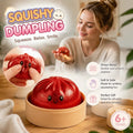 Stress Relief Giant Bun Squishy, Birthday Gift, Glitter Salmon Pink