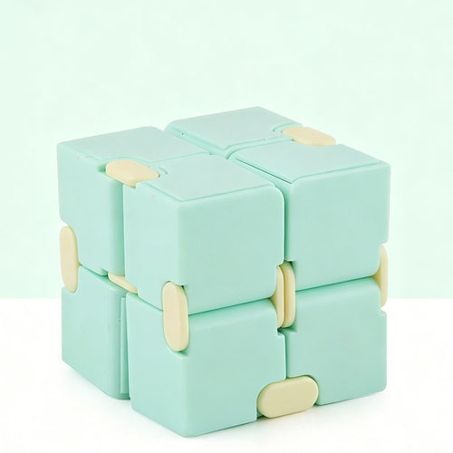 2pk Pastel Blue & Green Infinity Fidget Cube