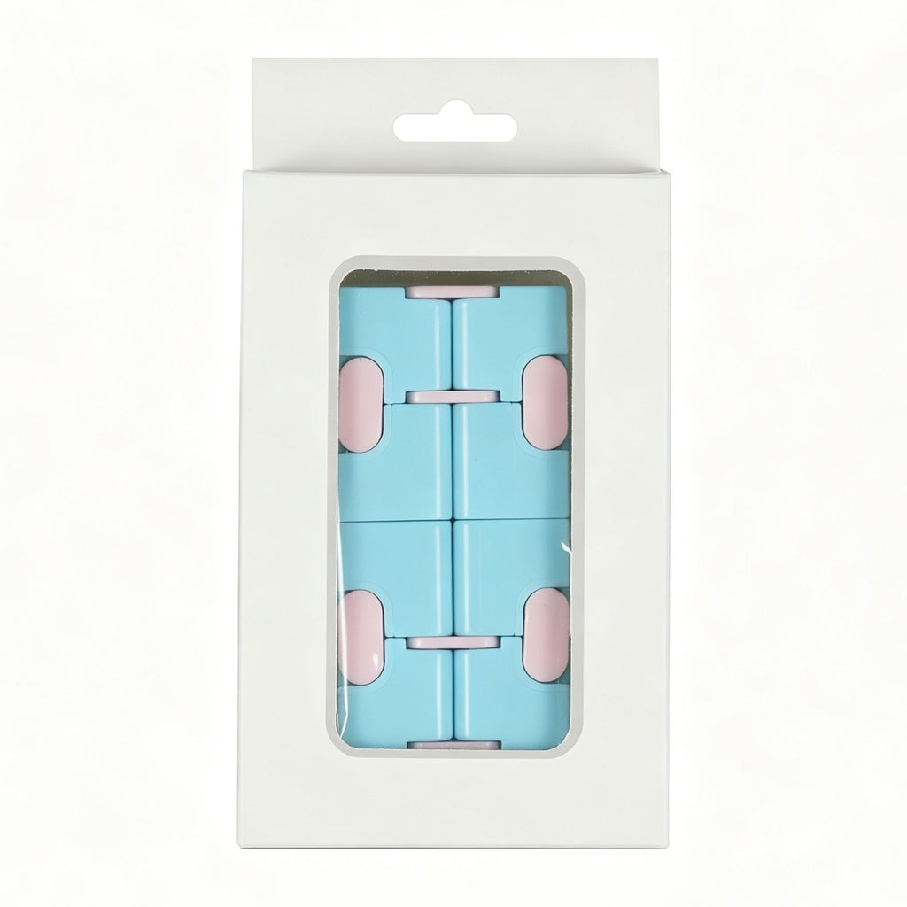 2pk Pastel Blue & Yellow Infinity Fidget Cube