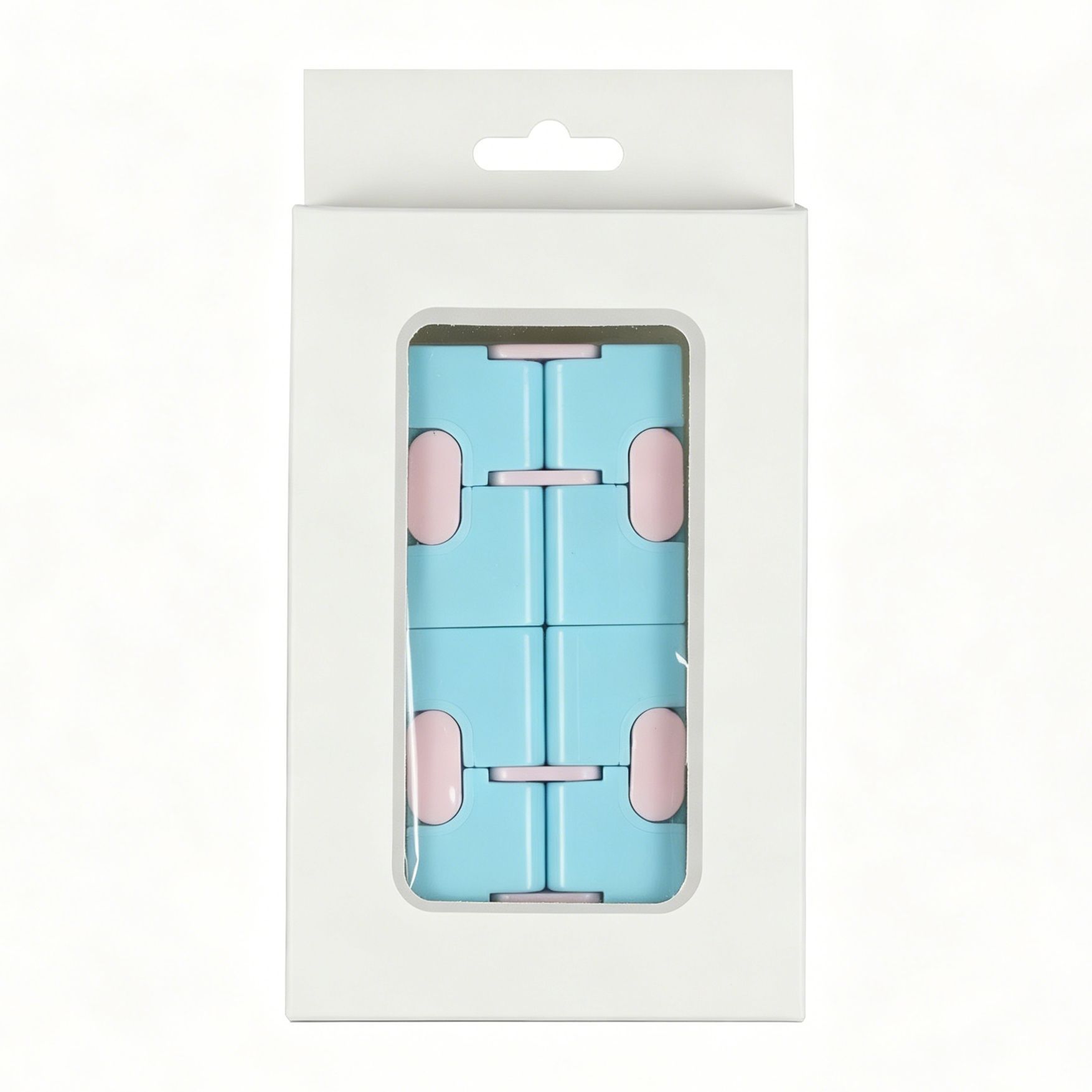 2pk Pastel Blue & Pink Infinity Fidget Cube