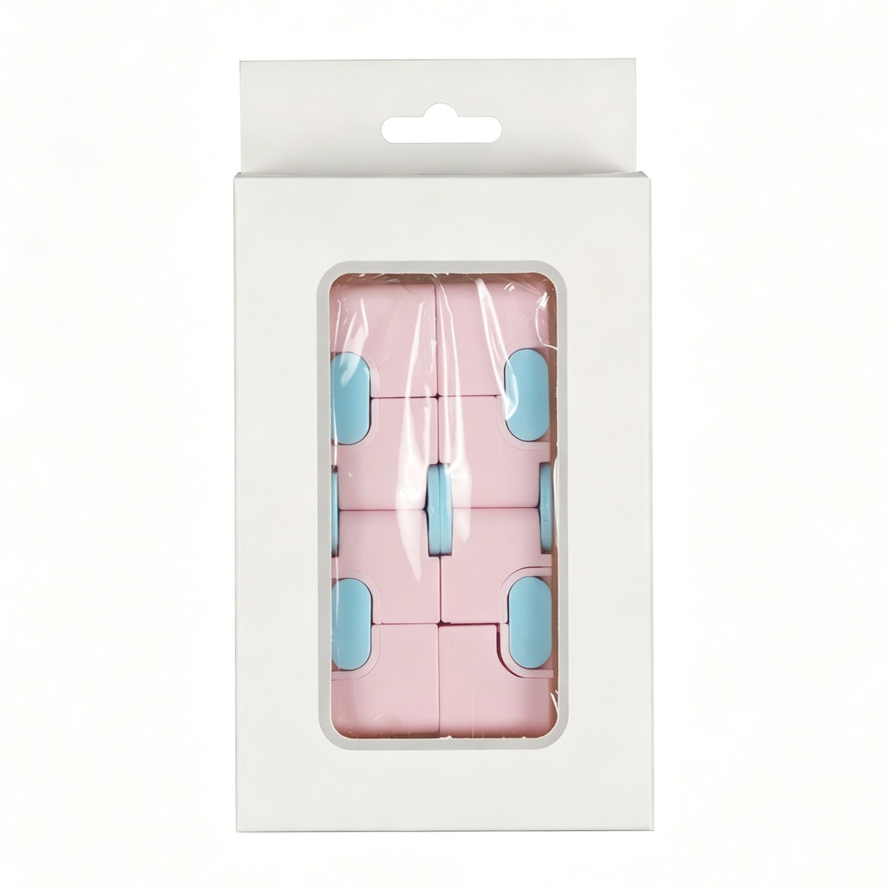 2pk Pastel Yellow & Pink Infinity Fidget Cube