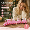 Pink Box Christmas Train Ornament 2 Pack, Cute Xmas Gift