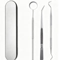 3pcs Style A Dental Tools Kit Mouth Mirror Scaler Probe