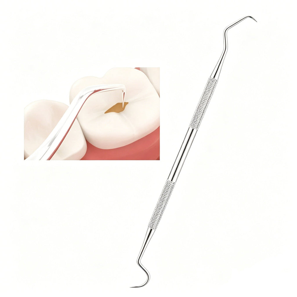 3pcs Style A Dental Tools Kit Mouth Mirror Scaler Probe