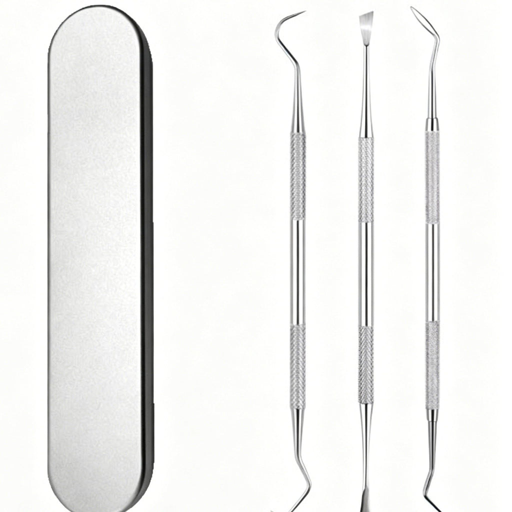 3pcs Style C Dental Tools Kit Scaler Double End Probe