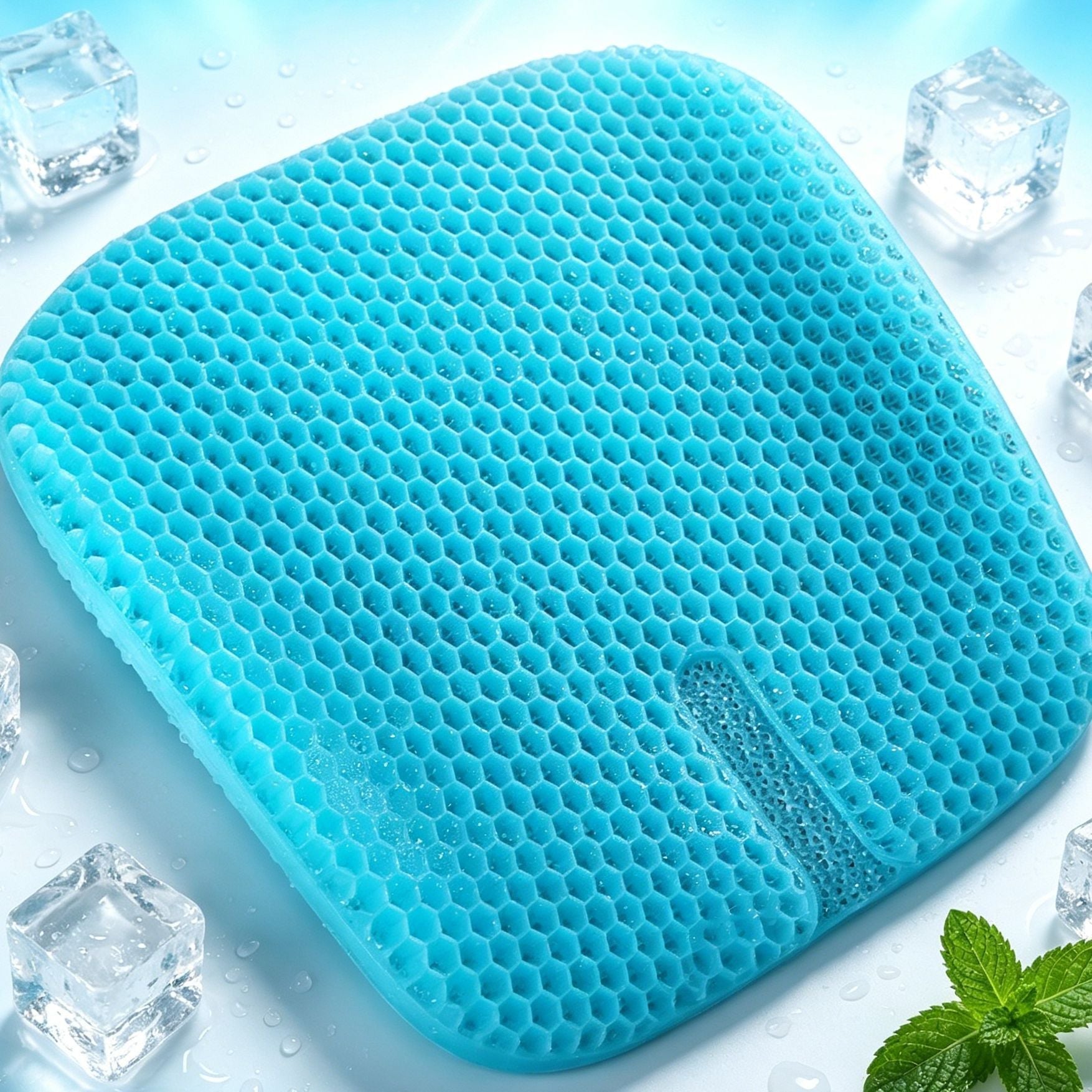 Ergonomic Honeycomb Gel Cushion With Cover