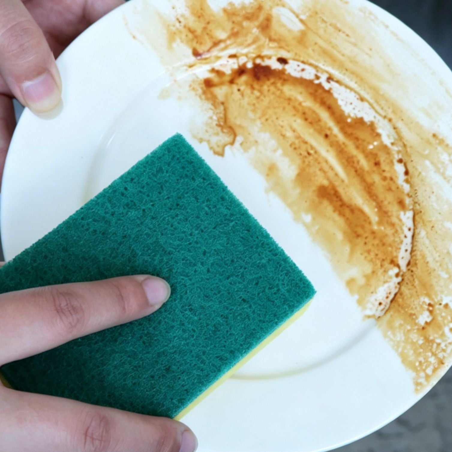 10pk Waist Shape Dual Sided Dish Sponge