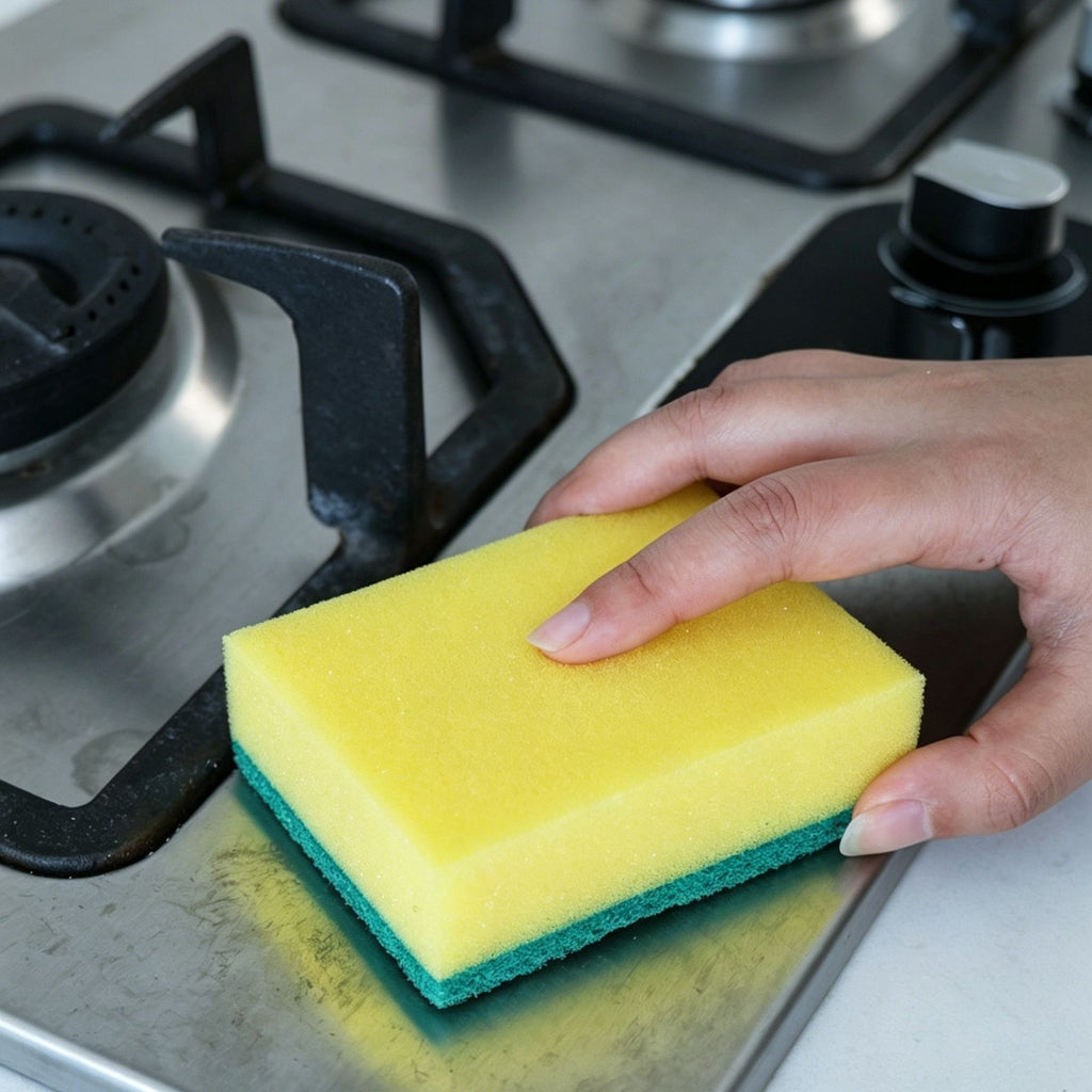 10pk Waist Shape Dual Sided Dish Sponge